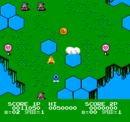 TwinBee 3 - Poko Poko Dai Maou (Japan) In game screenshot